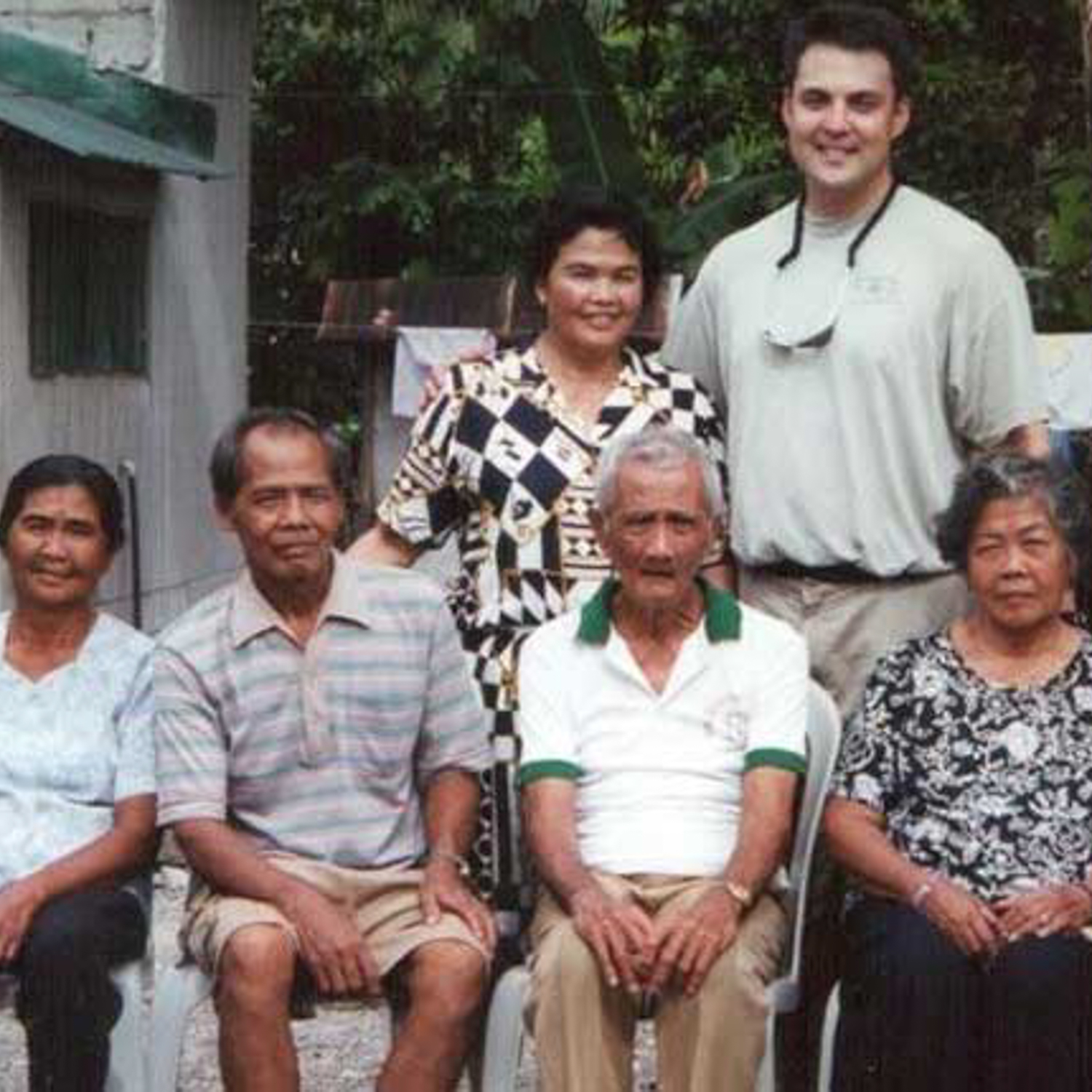 John and his family.