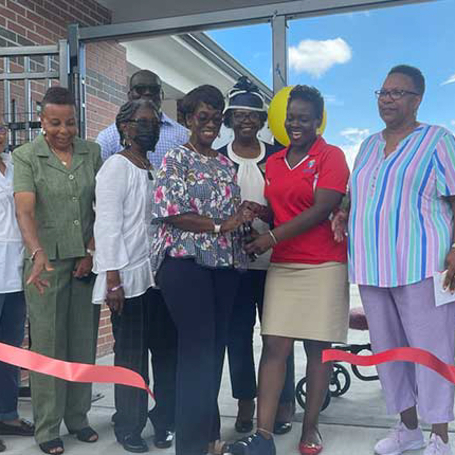 Ribbon Cutting at Jasper County Athletic Stadium